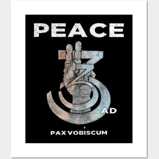 Peace 33 AD. Peace to You Christian Symbol Posters and Art